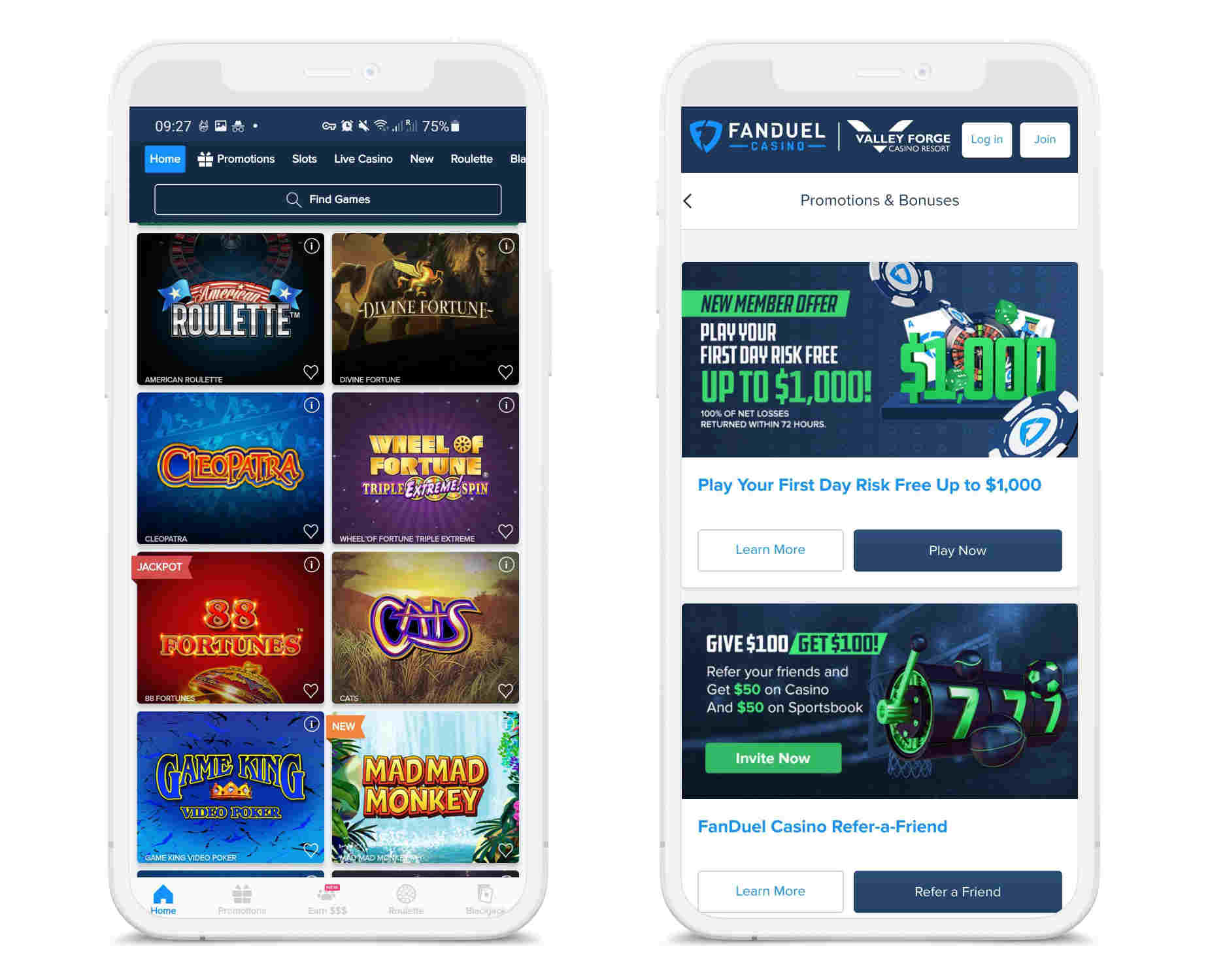 Triple Play Draw Poker  Play Table Games Online at FanDuel Casino