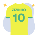 Zizinho soccer shirt