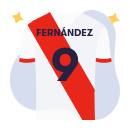 Teodoro Fernández soccer shirt