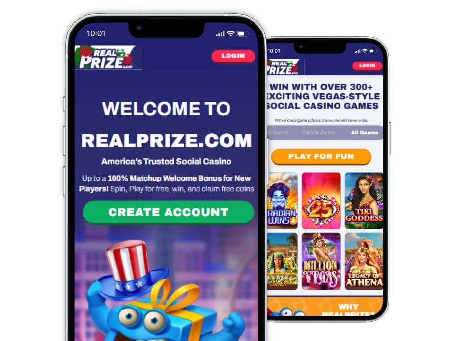 Real Prize Casino Two Mobile Screenshots