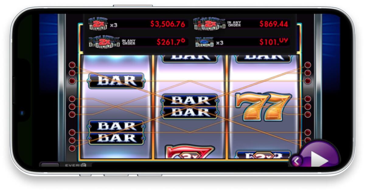 Double Black Diamond on a mobile device