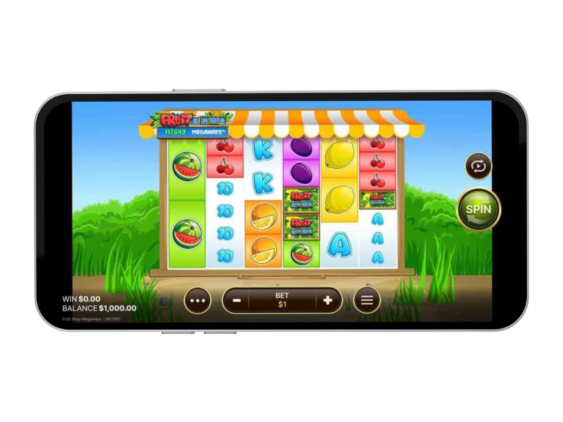 Fruit Shop Megaways on mobile