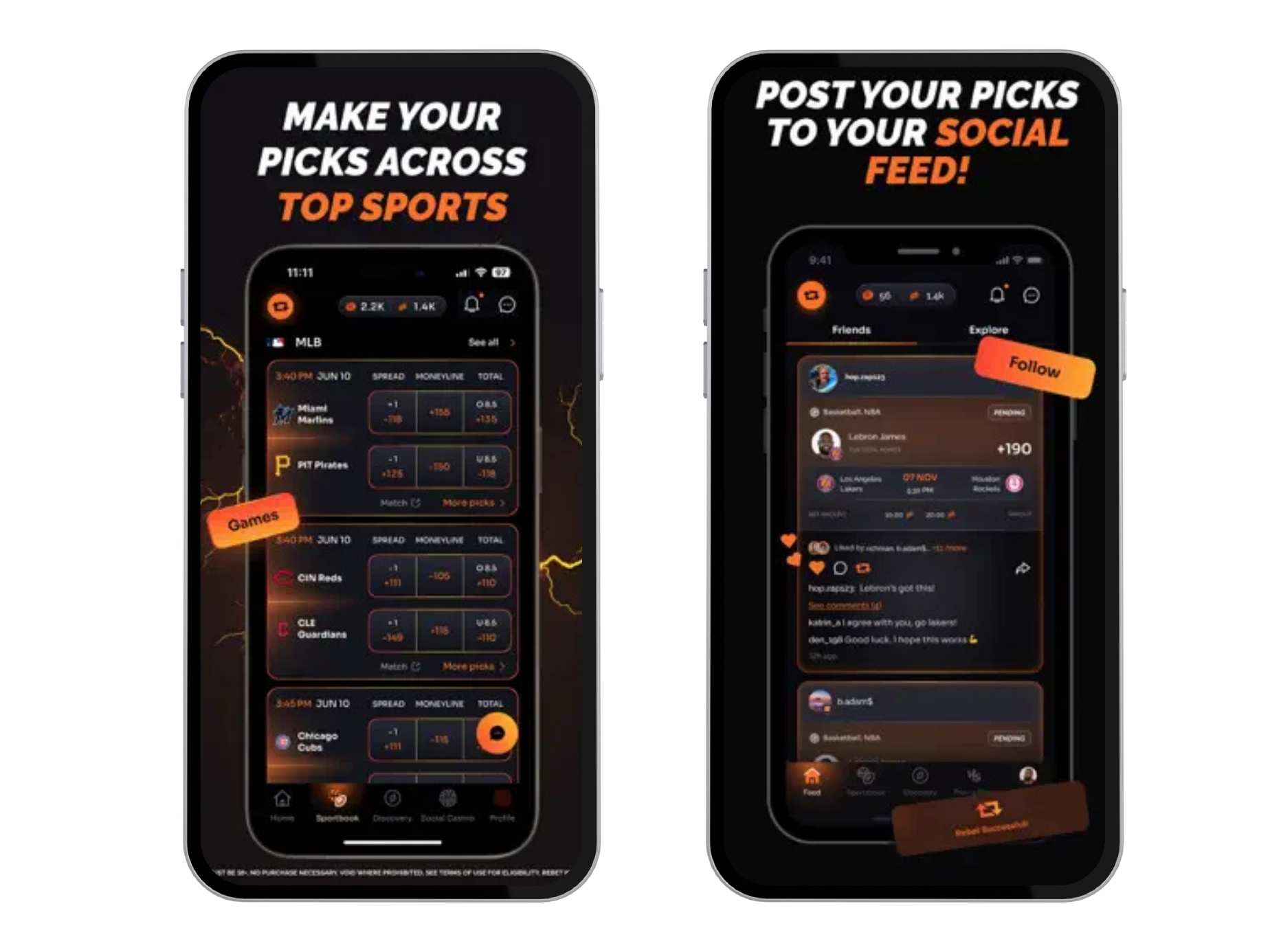 ReBet sportsbook mobile screenshots