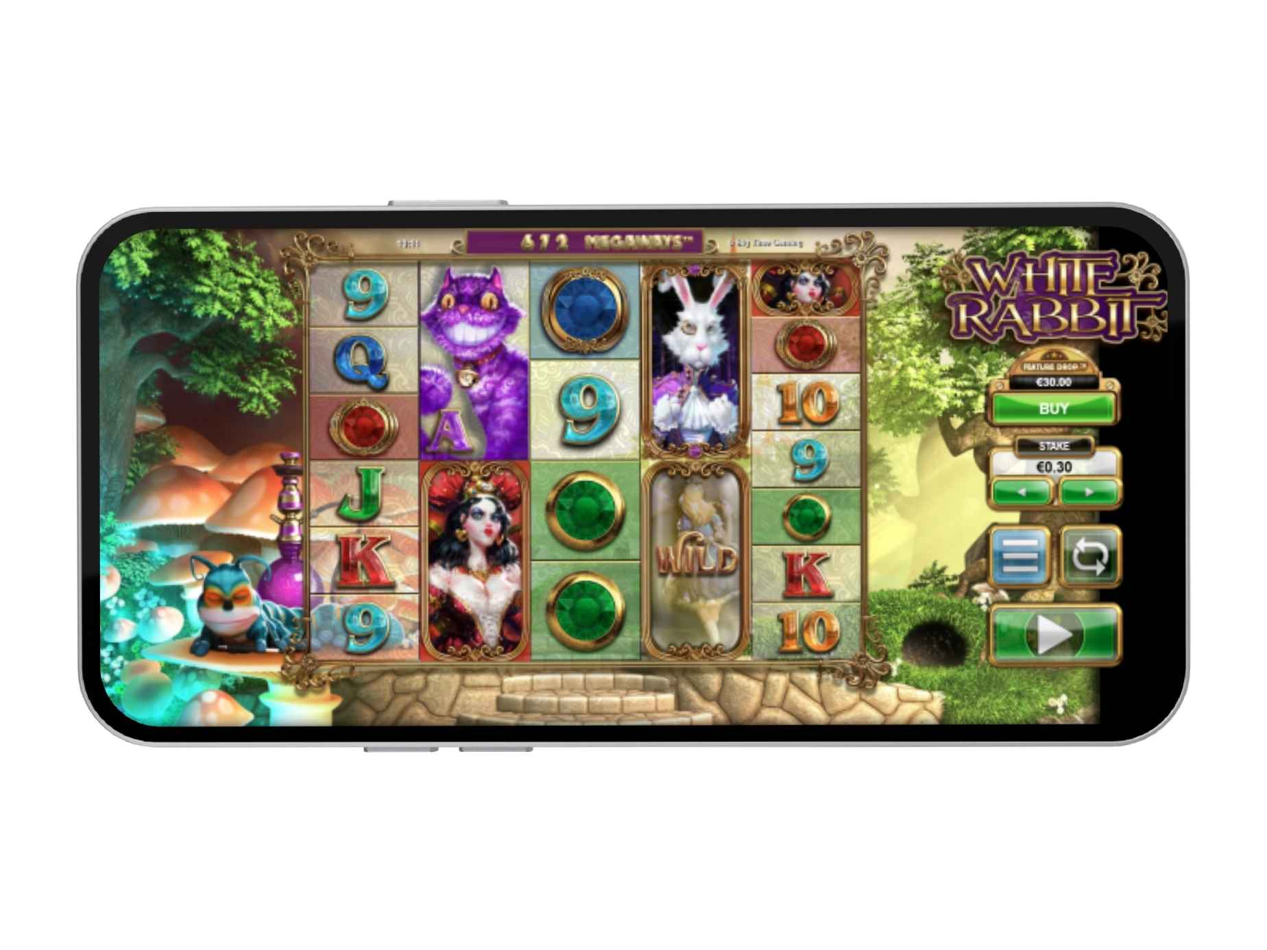 White Rabbit Megaways mobile screenshot