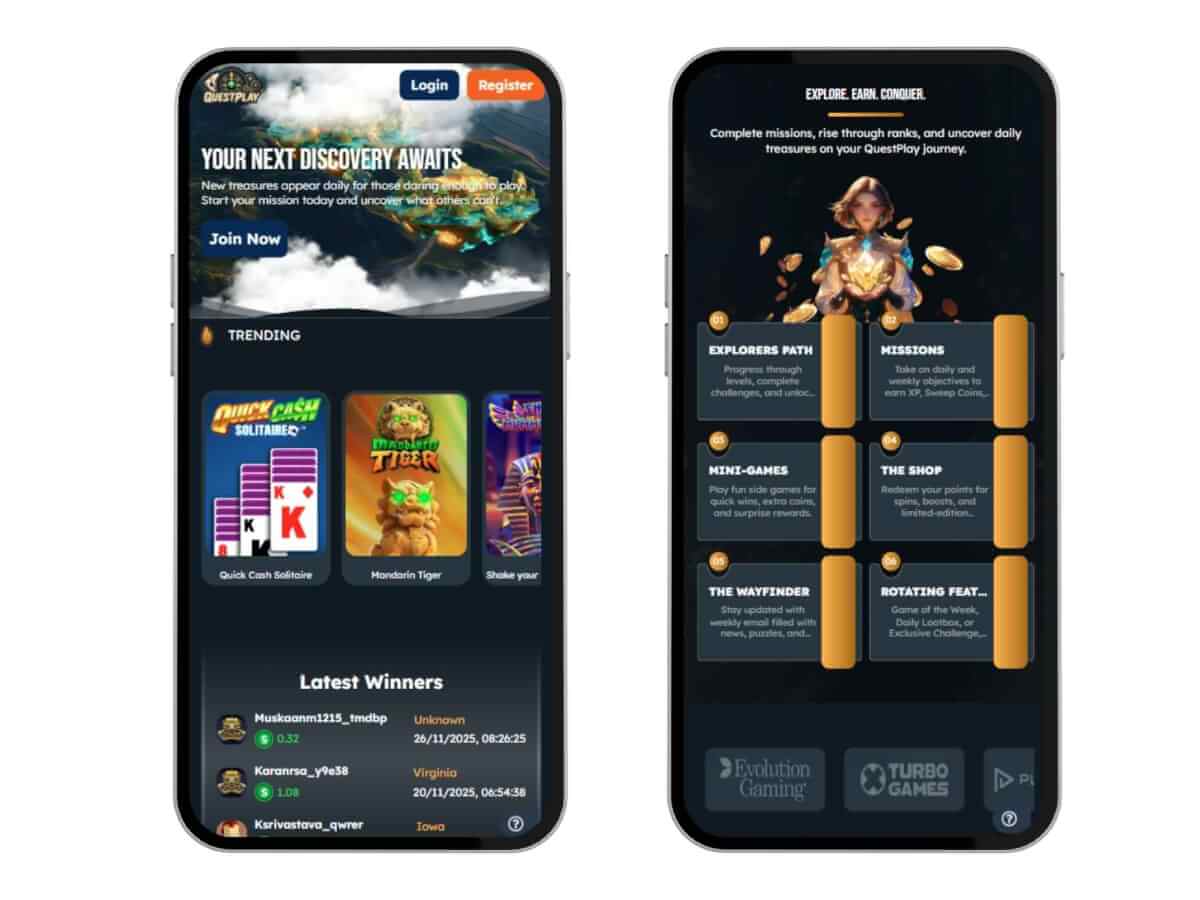 QuestPlay mobile screenshot