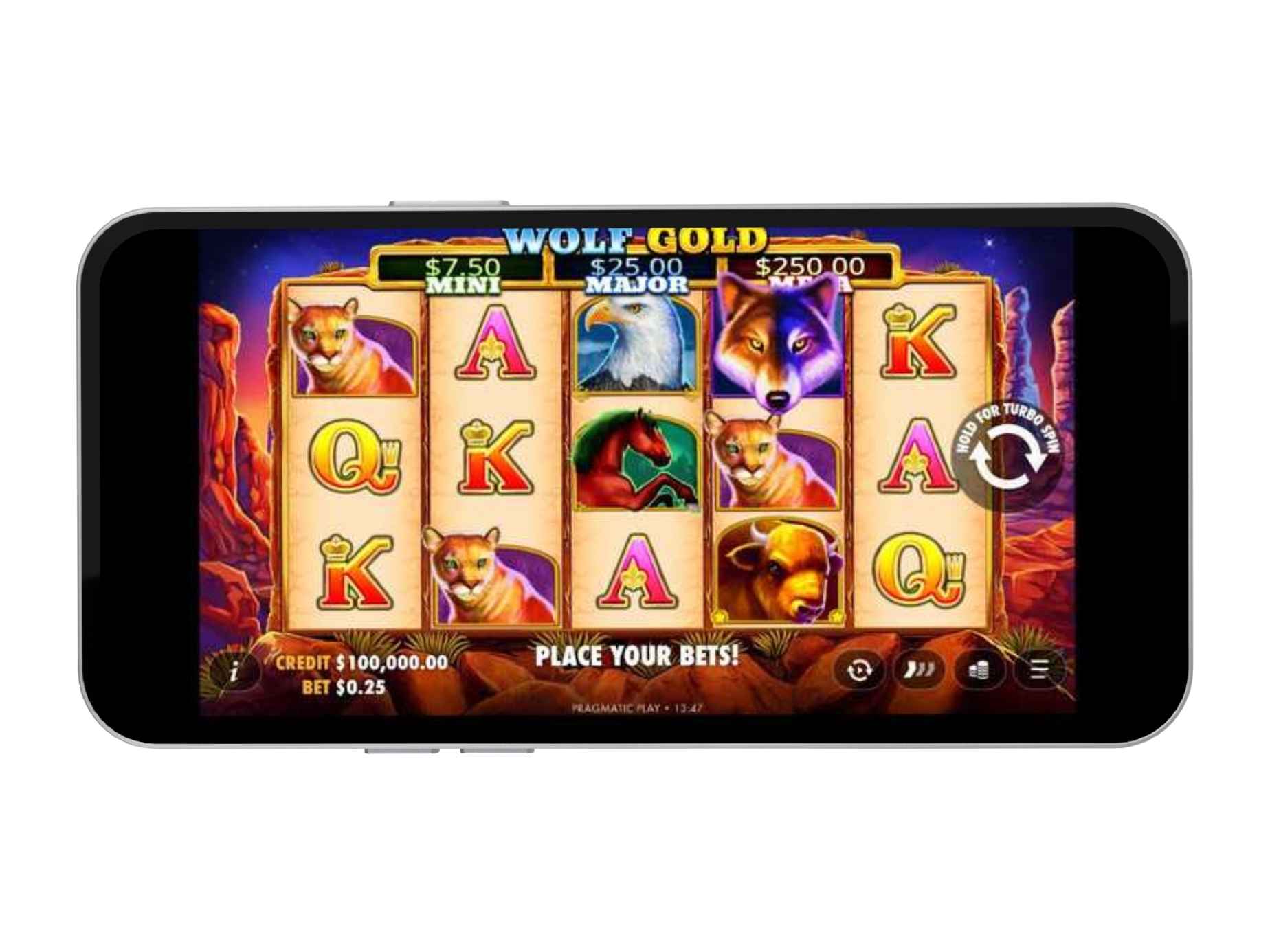 Wolf Gold mobile screenshot