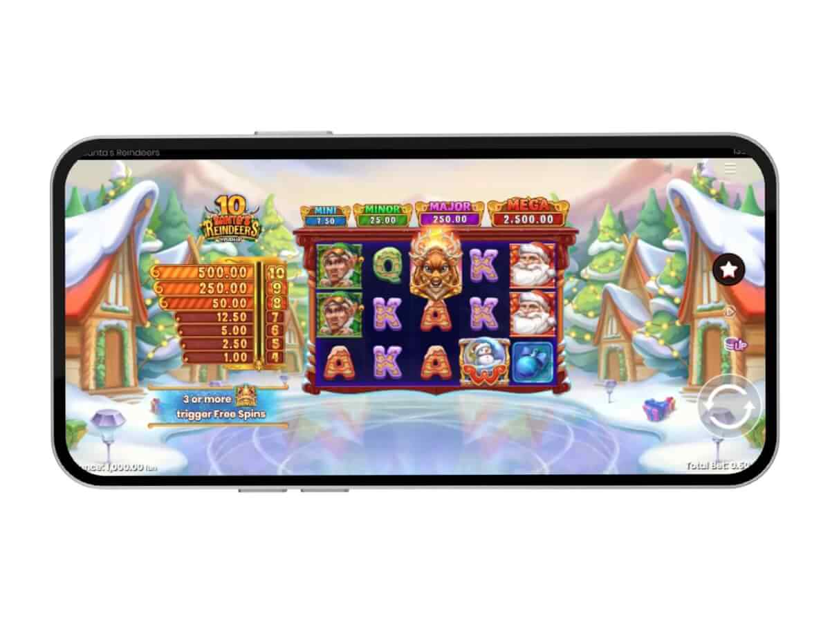 10 Santa's Reindeers mobile gameplay