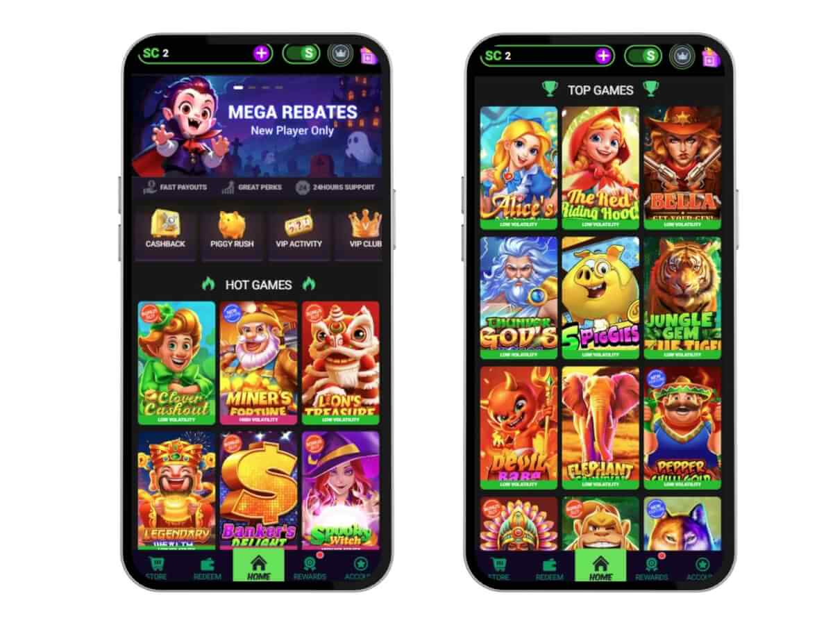 Go Go Gold mobile games lobby
