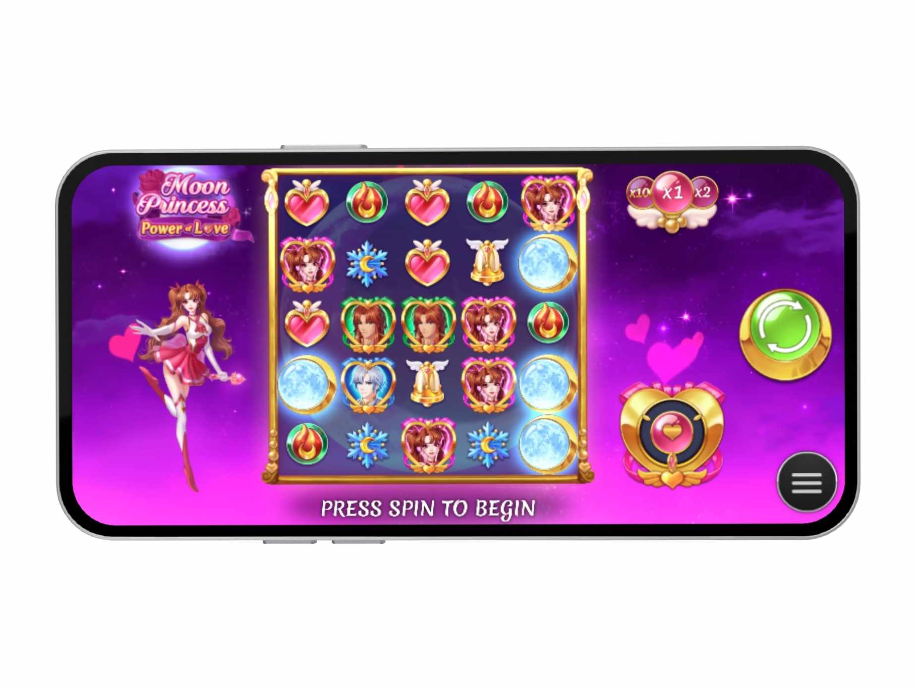 Moon Princess Power of Love landscape mobile screenshot