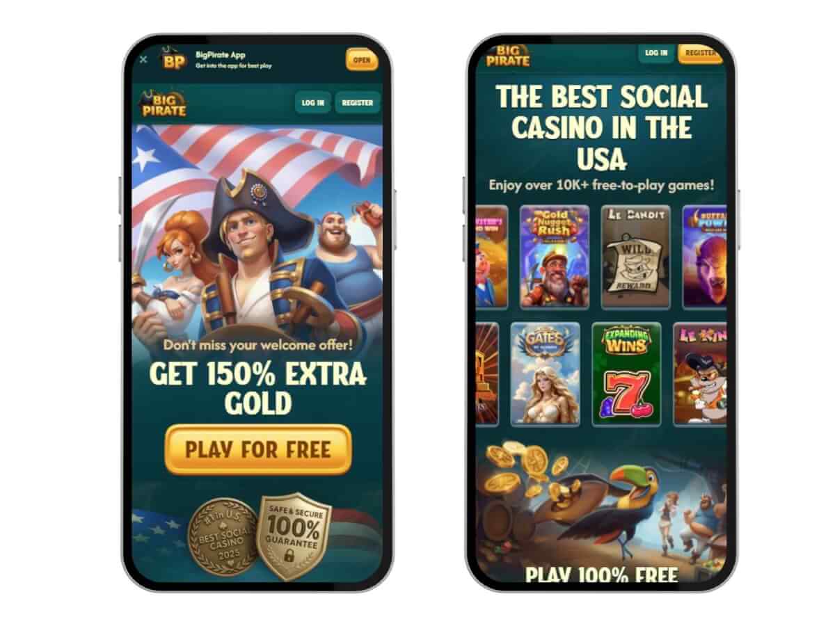 BigPirate mobile screenshot