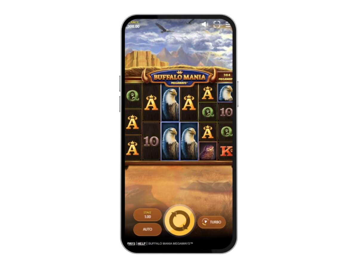 Buffalo Mania Megaways portrait screenshot