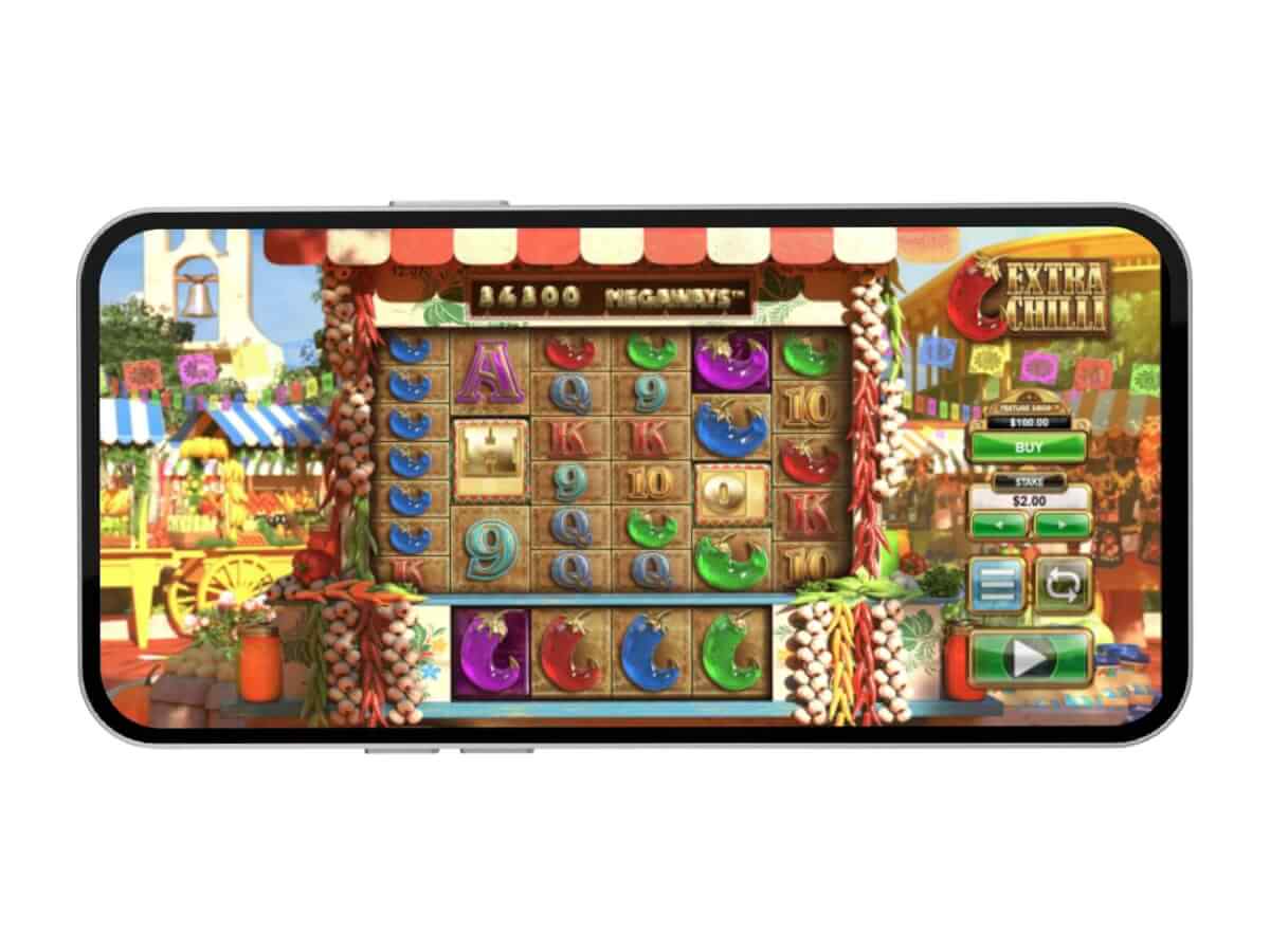 Extra Chilli mobile landscape gameplay