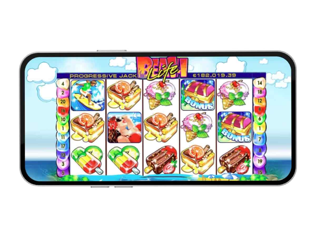 Beach Life gameplay on a mobile device
