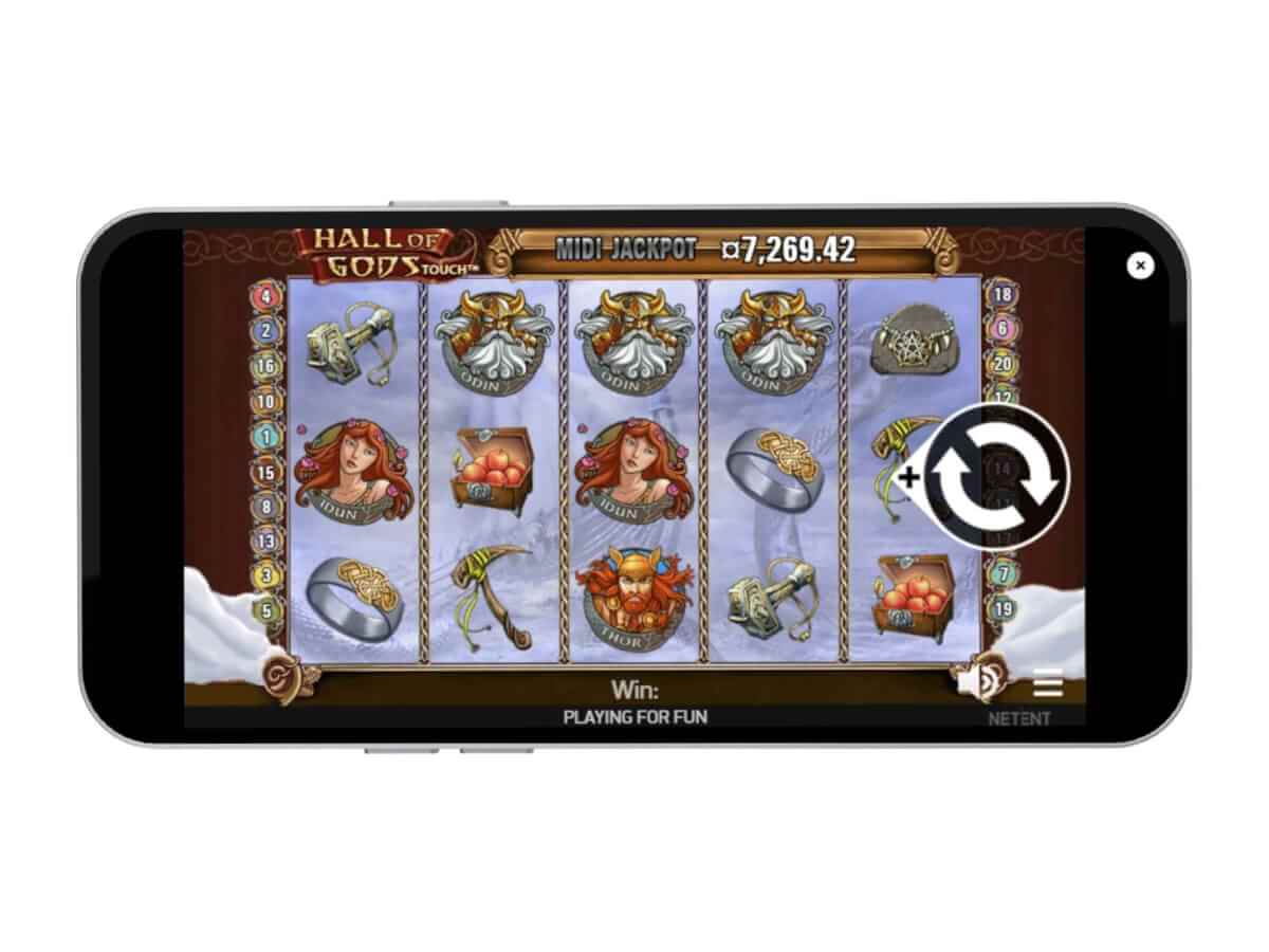 Hall of Gods slot screenshot