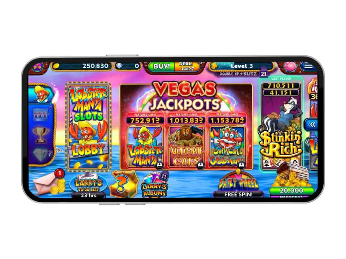 Lobstermania Slots mobile app screenshot