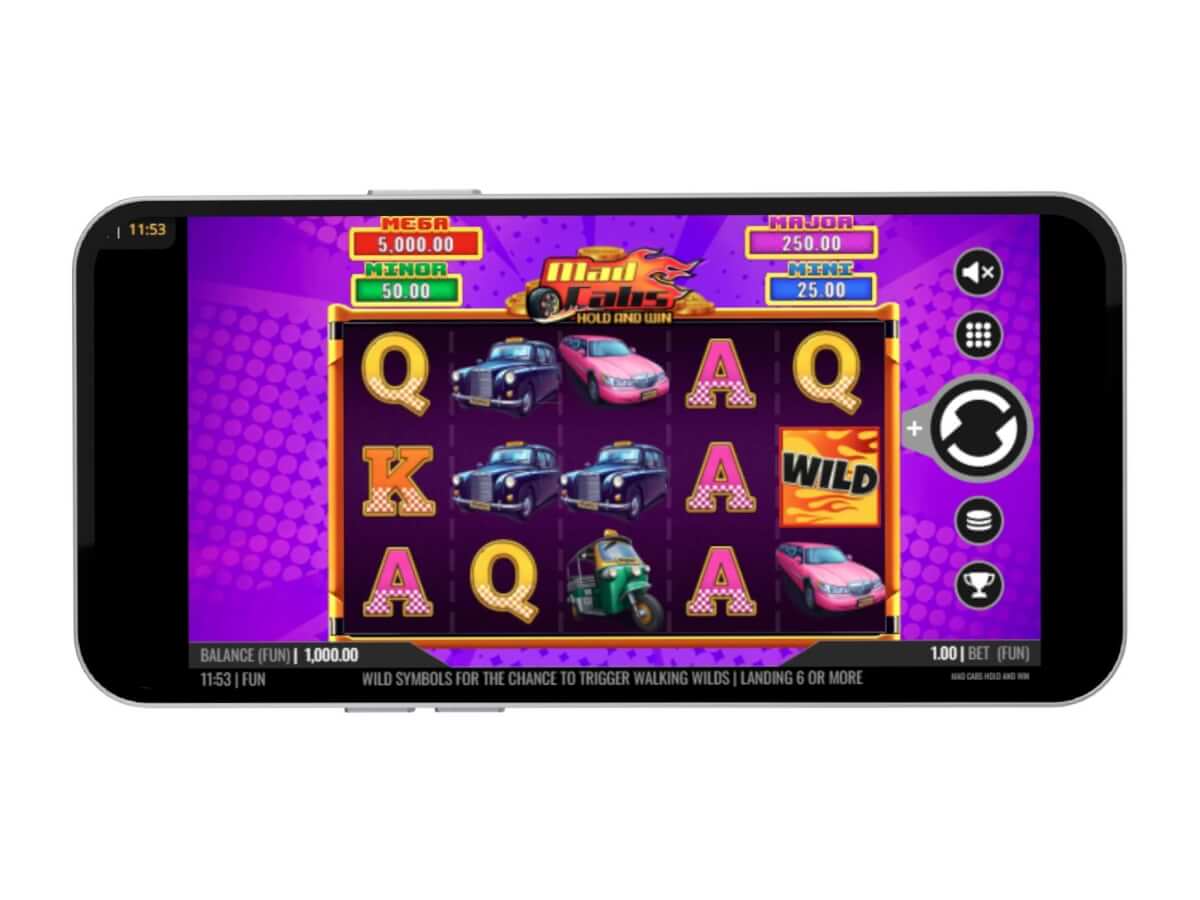 Mad Cabs Hold and Win screenshot