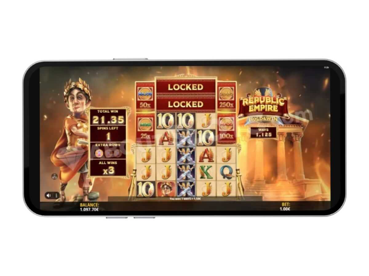 Republic Empire Hold and Win mobile screenshot