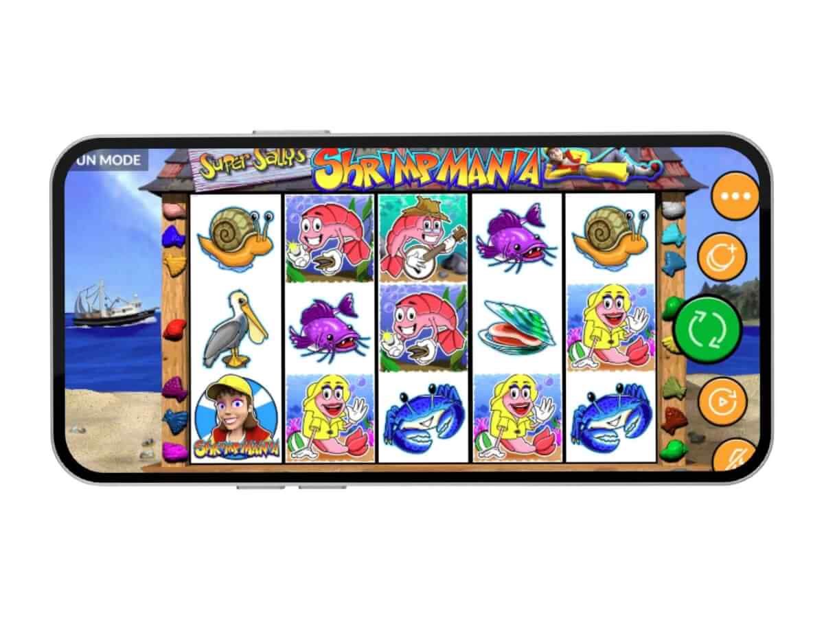 Super Sally's Shrimpmania slot screenshot