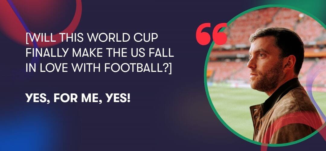 Fabrizio Romano quote: "Will this World Cup finally make the US fall in love with football? Yes, for me, yes"