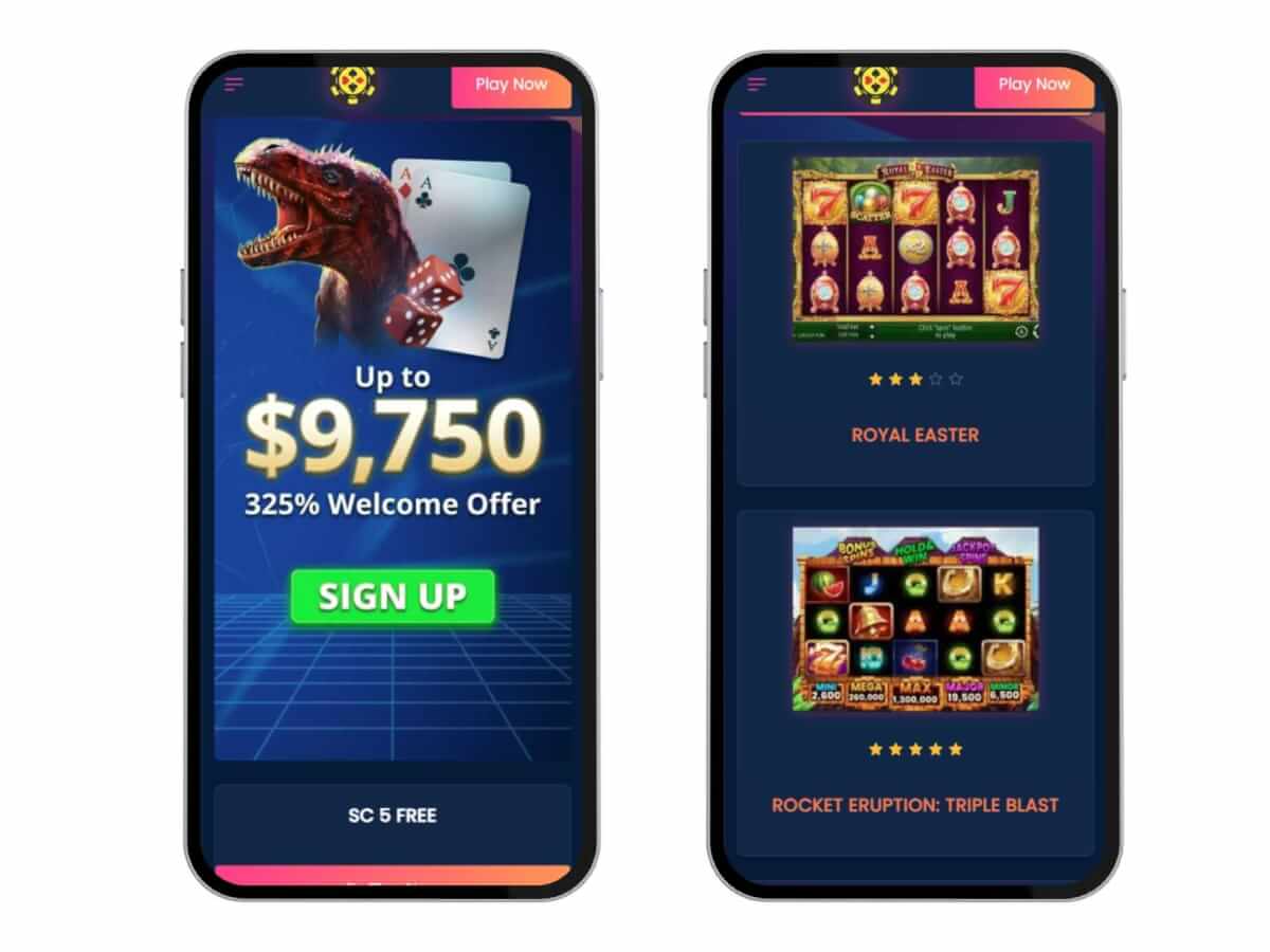 CoinsBack homepage on a mobile device