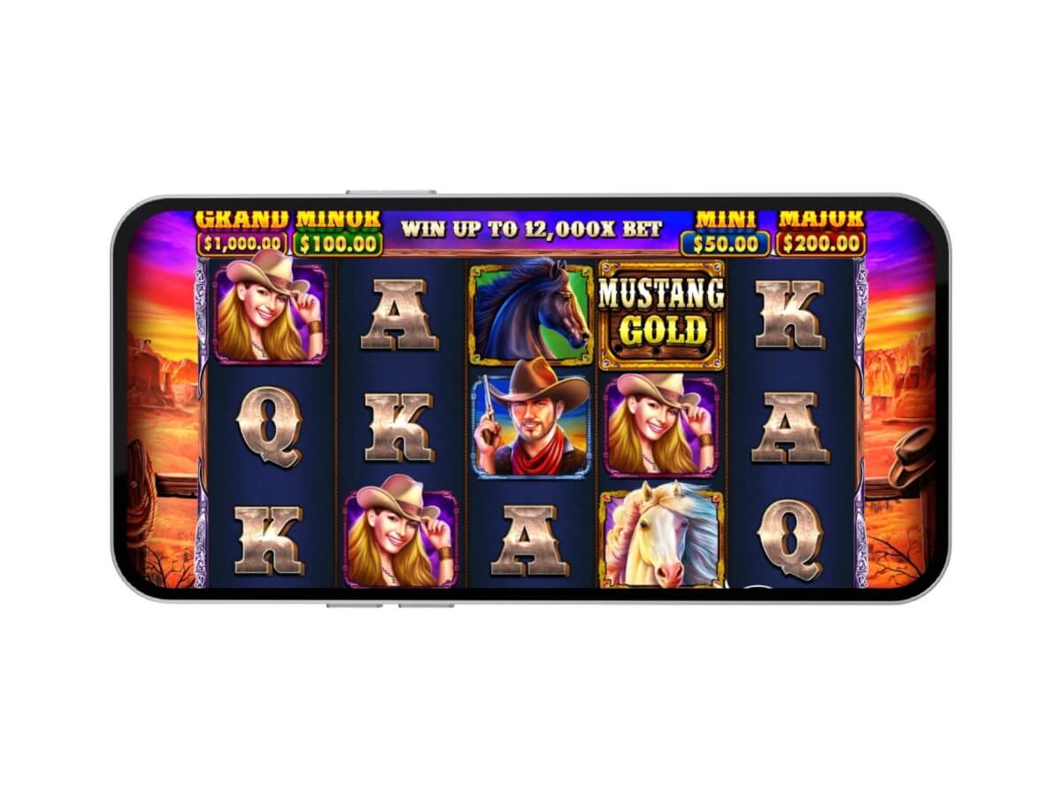 Mustang Gold landscape gameplay