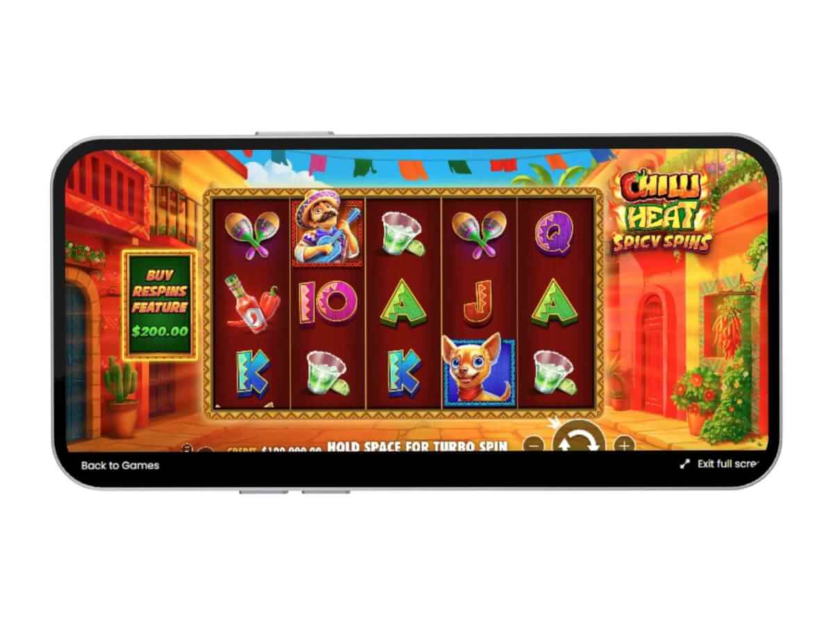 Chilly Heat Spicy Spins mobile screenshot