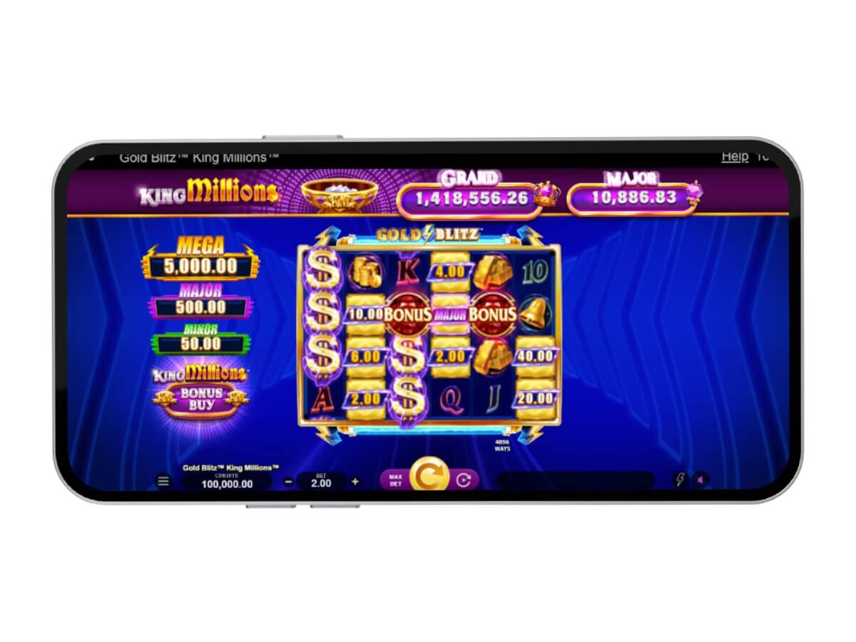 Gold Blitz King Millions mobile screenshot