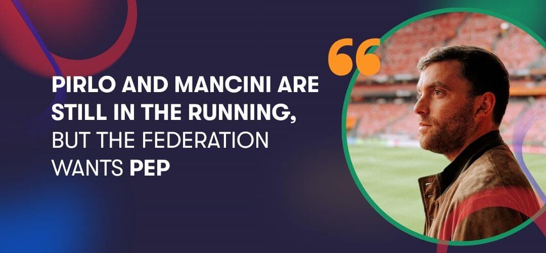 Fabrizio Romano quote about Pirlo, Mancini and Pep