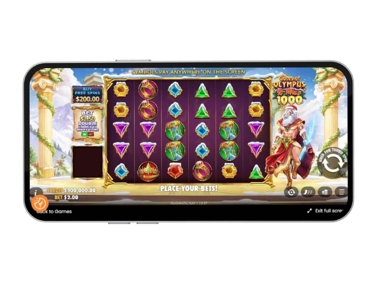 Gates of Olympus Xmas 1000 slot gameplay
