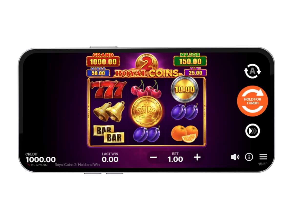 Royal Coins 2: Hold and Win slot mobile screenshot