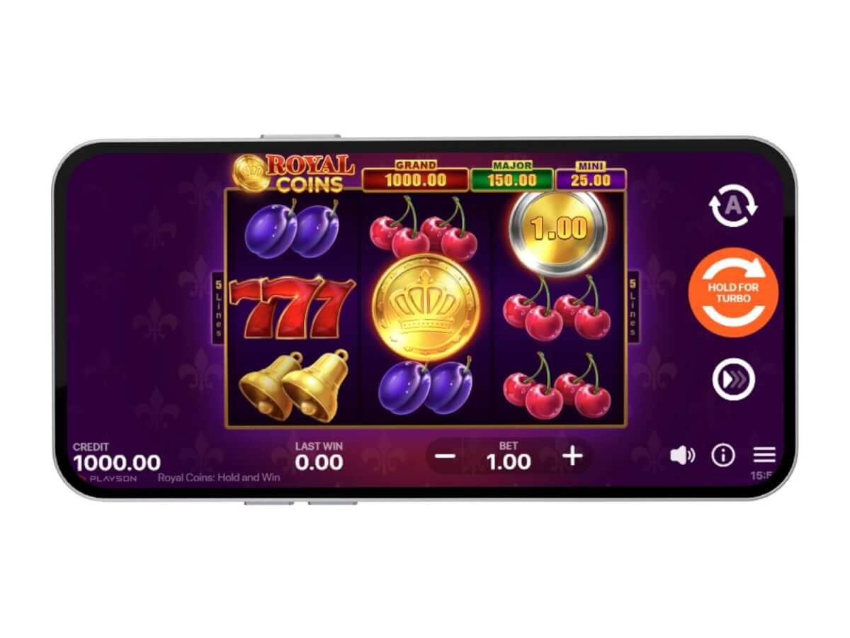 Royal Coins Hold and Win slot screenshot