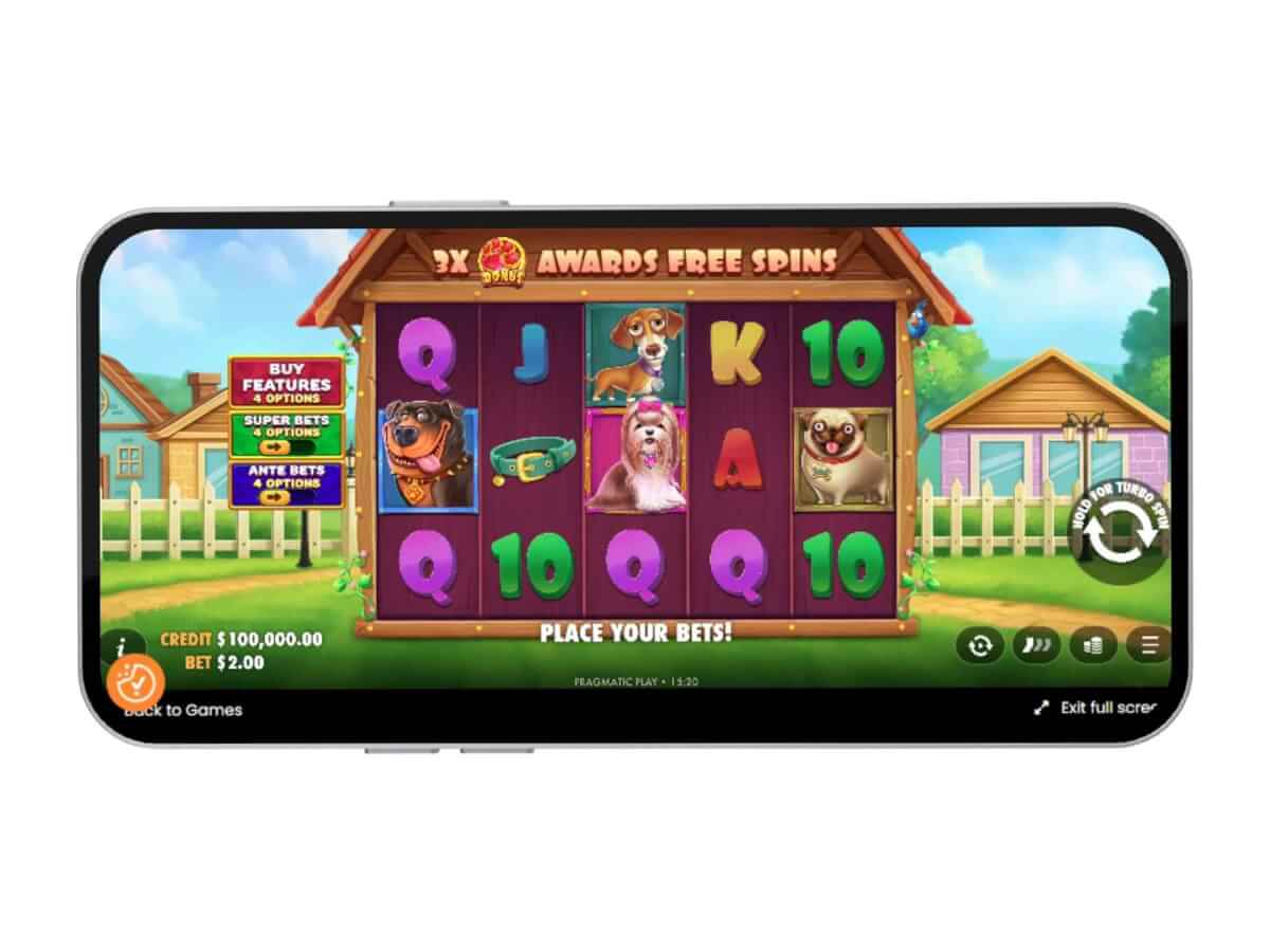 The Big Dog House slot screenshot