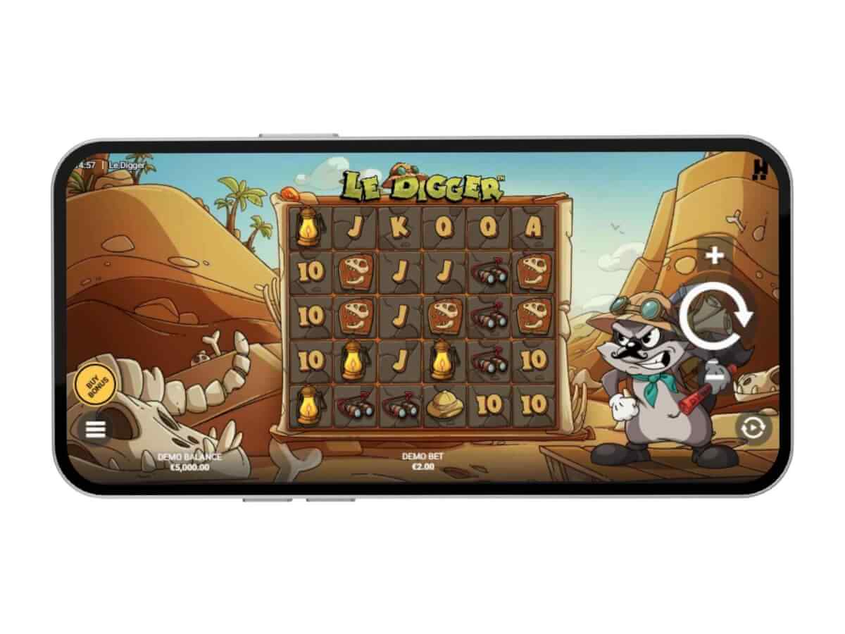 Le Digger mobile screenshot