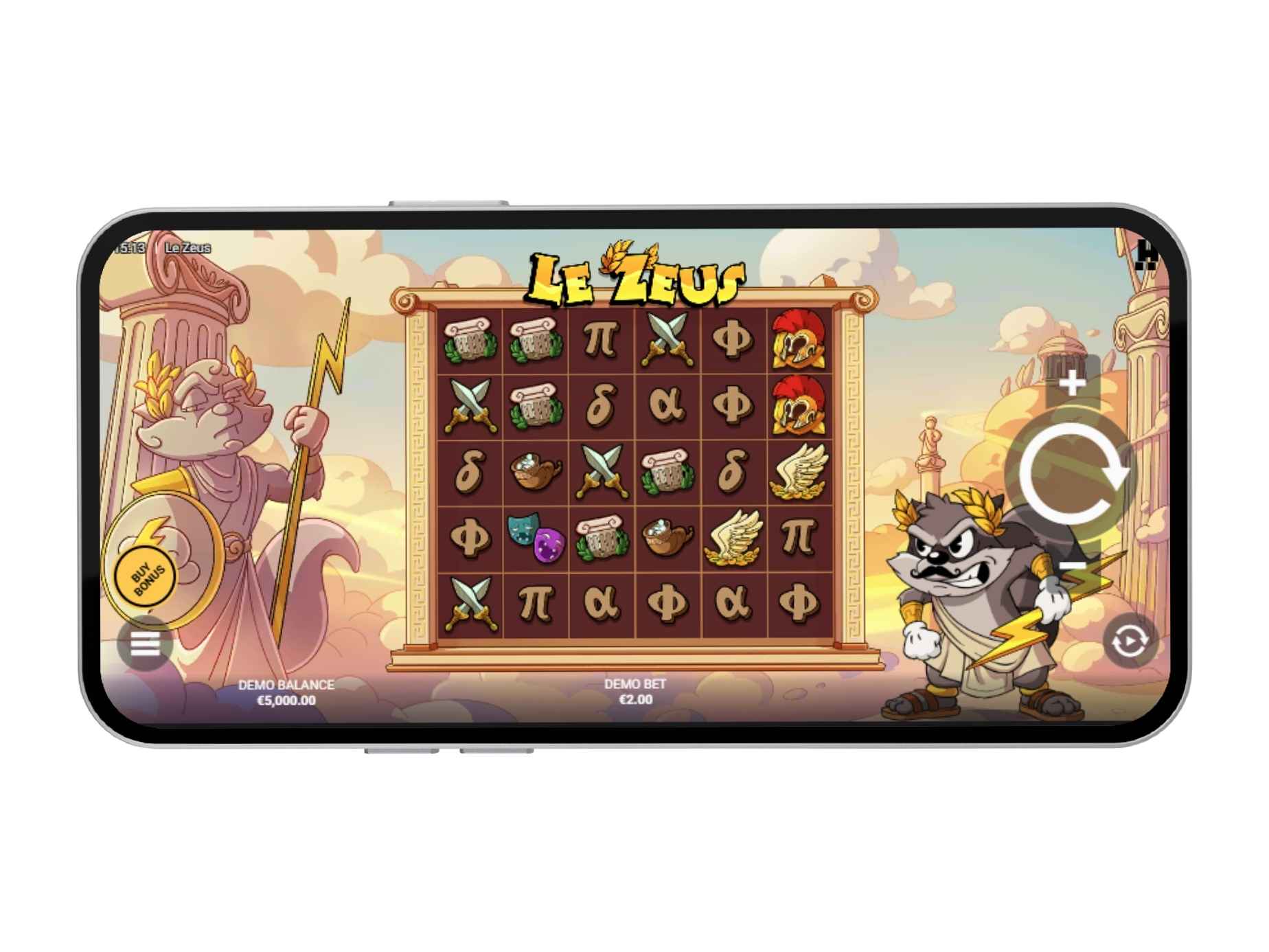 Le Zeus gameplay on mobile