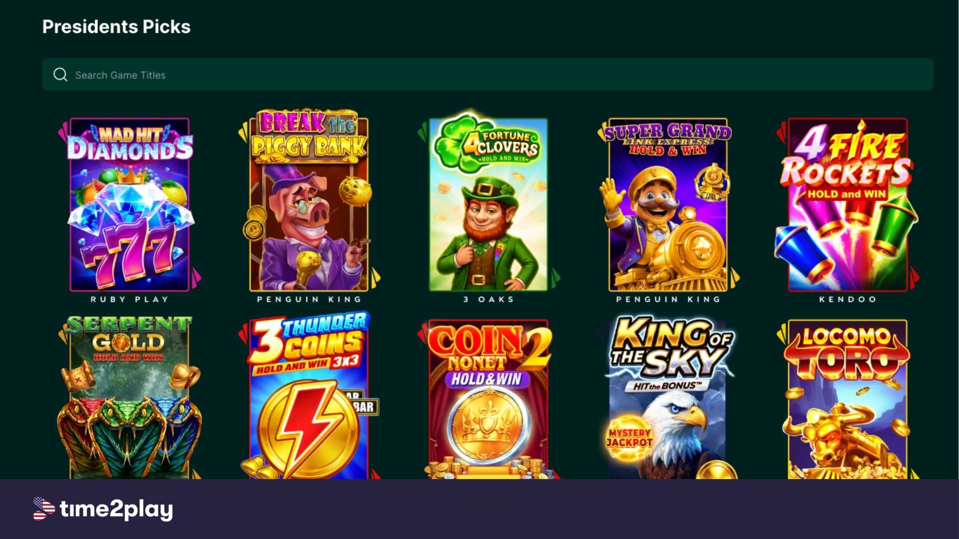 Lucky Hands casino games