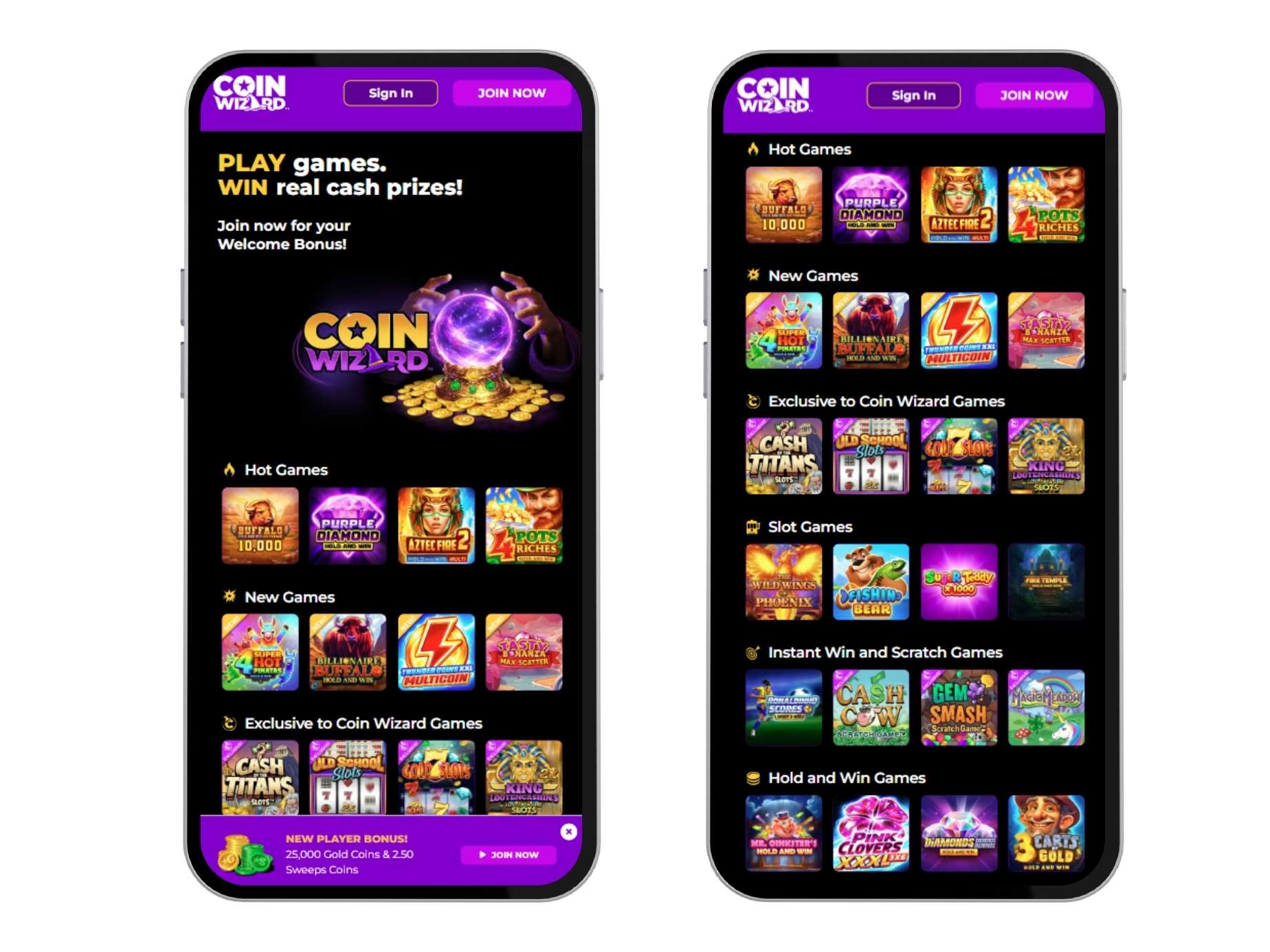 Coin Wizard Games mobile screenshots
