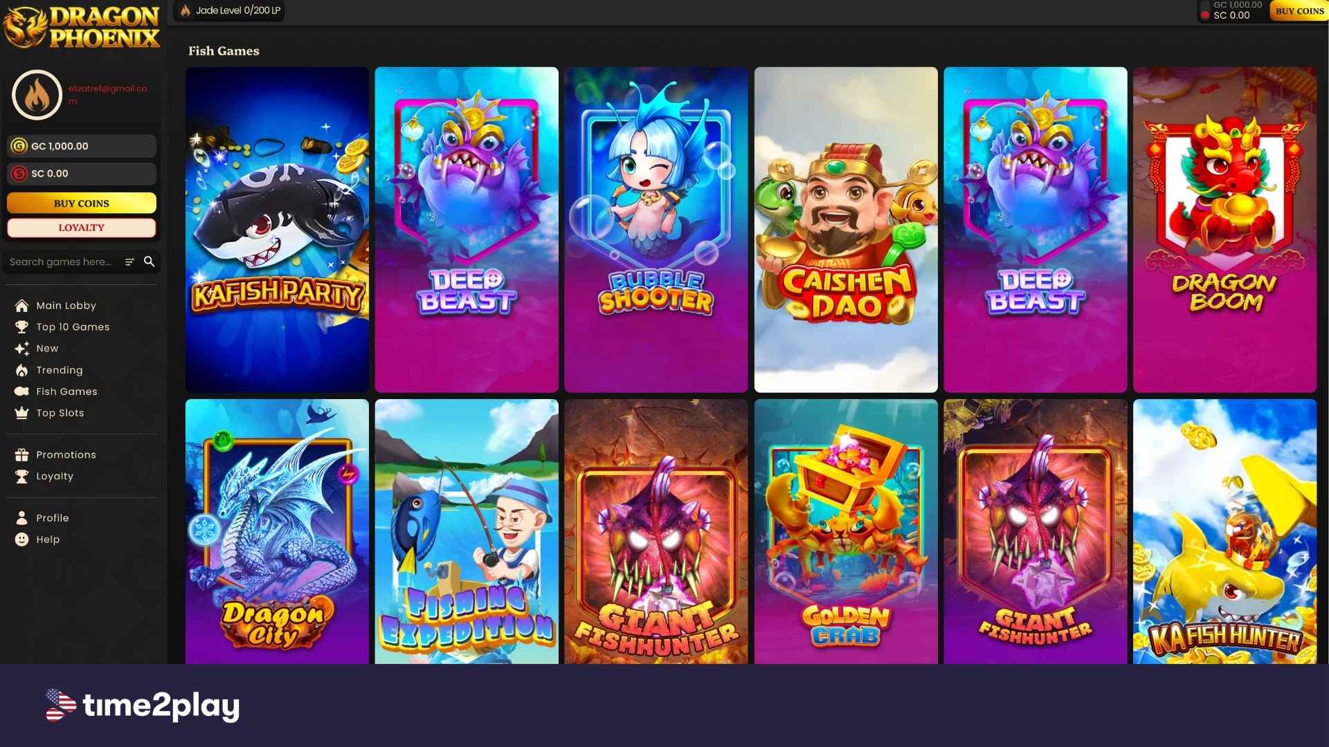 Dragon Phoenix available fish games