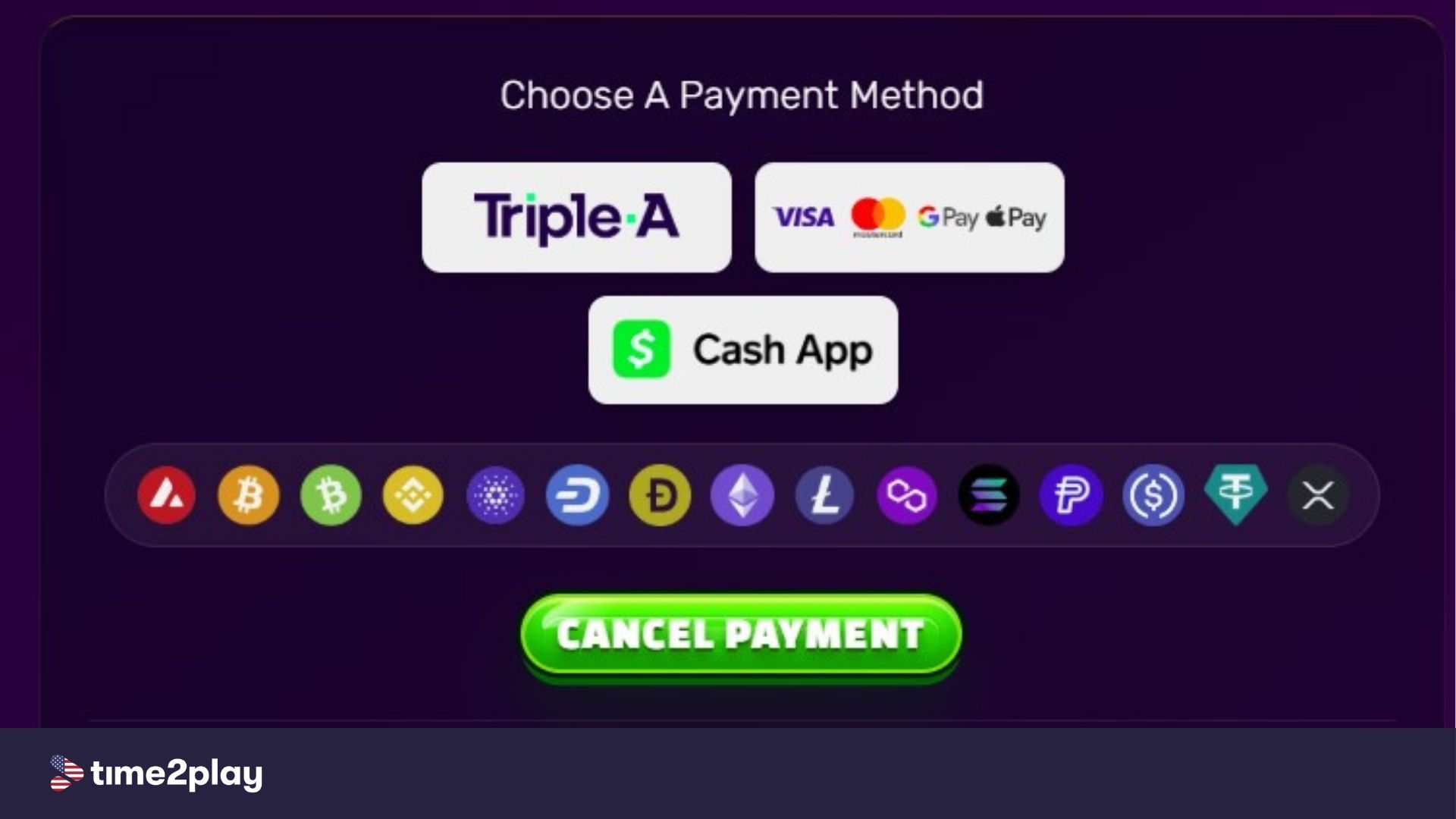Stackr payment methods