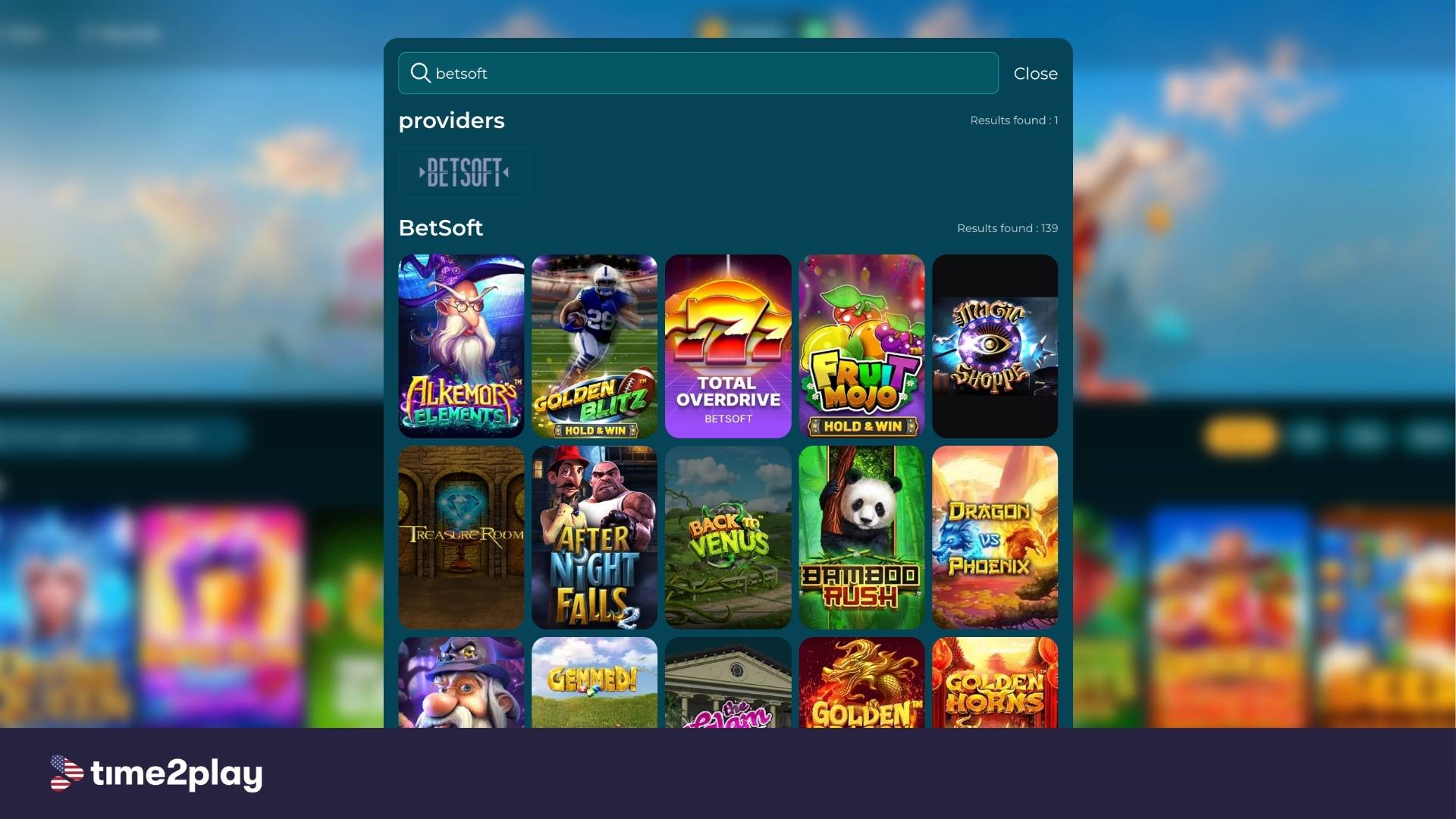Wisespin Betsoft software library
