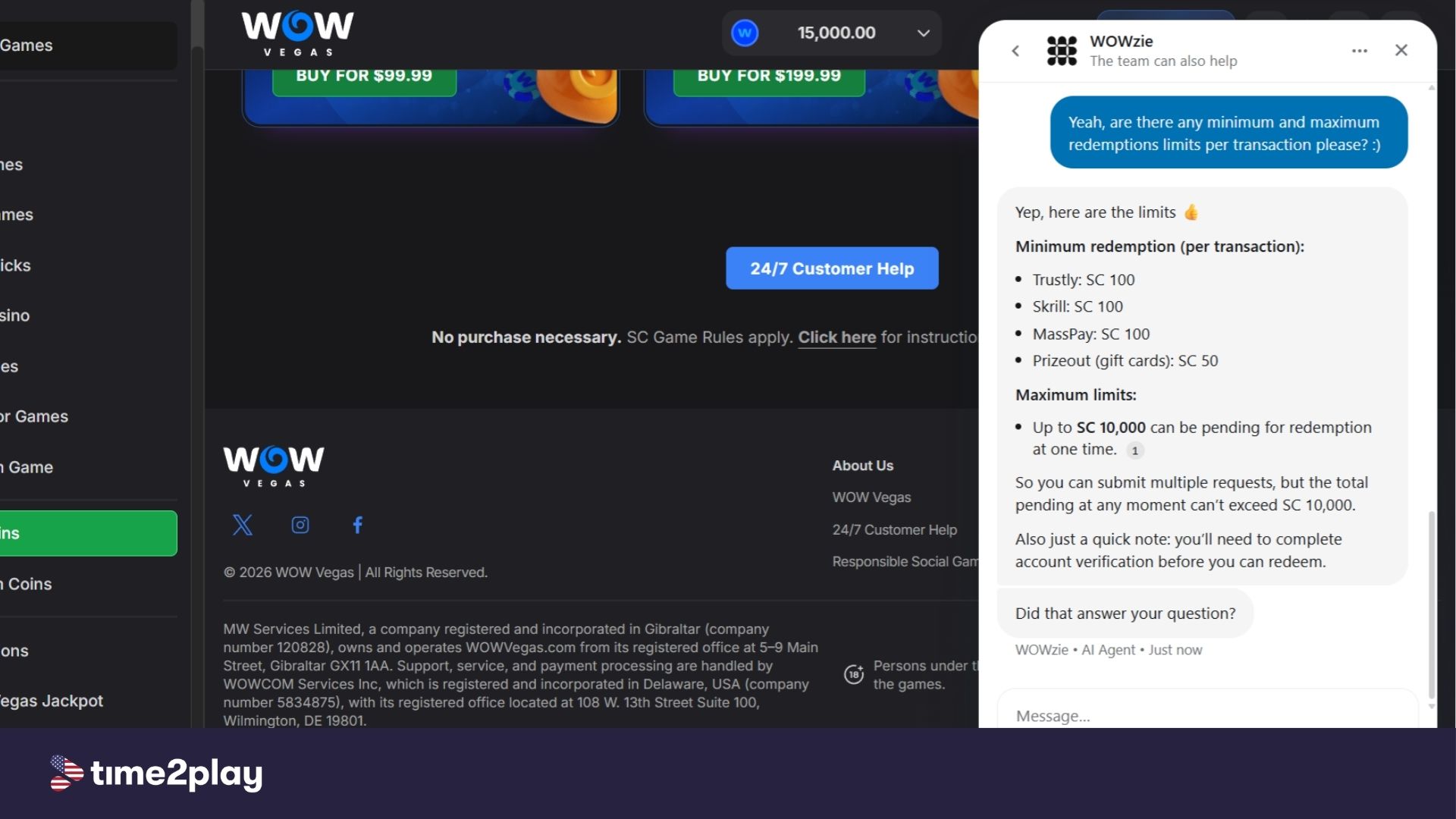 WOW Picks live chat