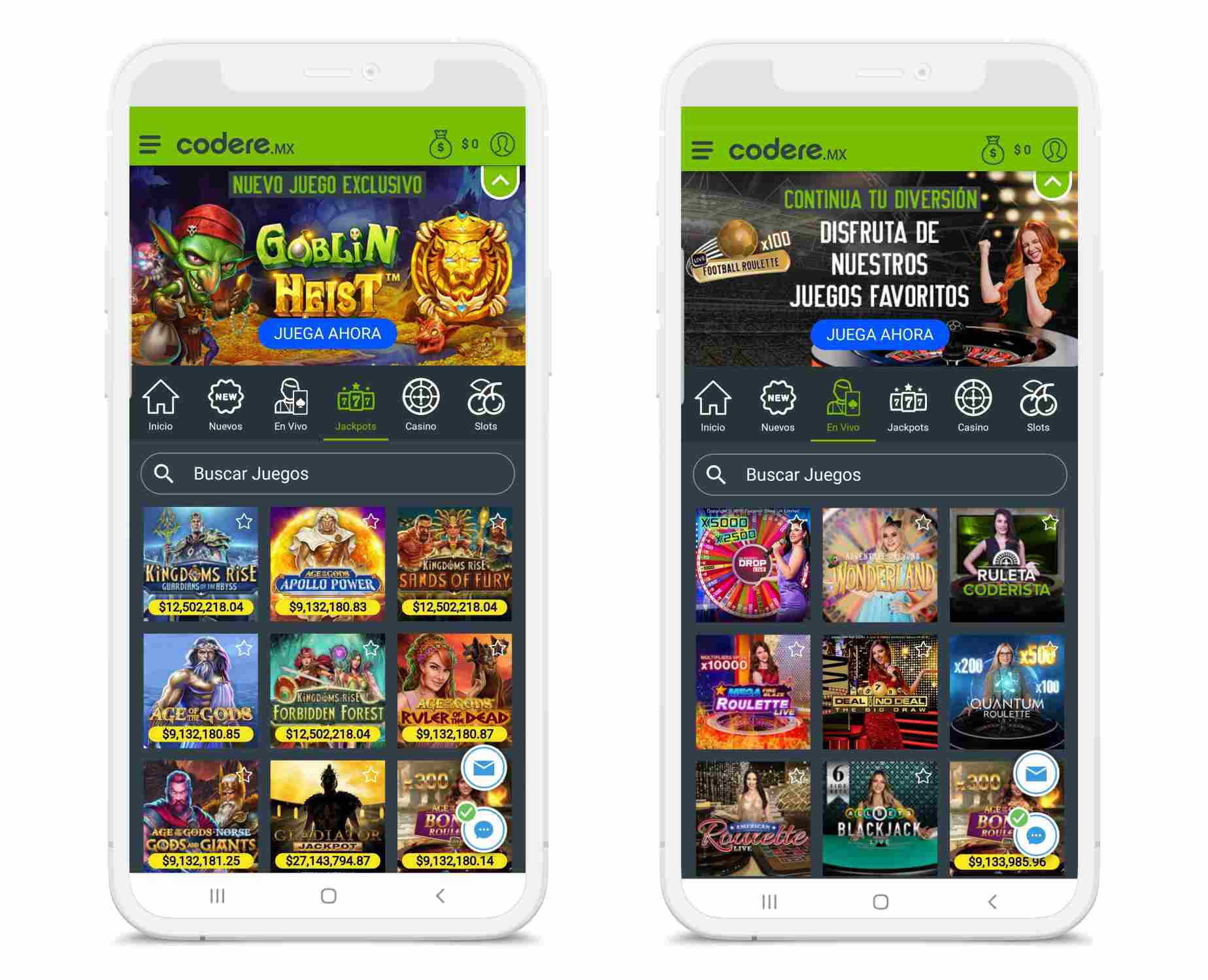 Codere Casino Mobiles