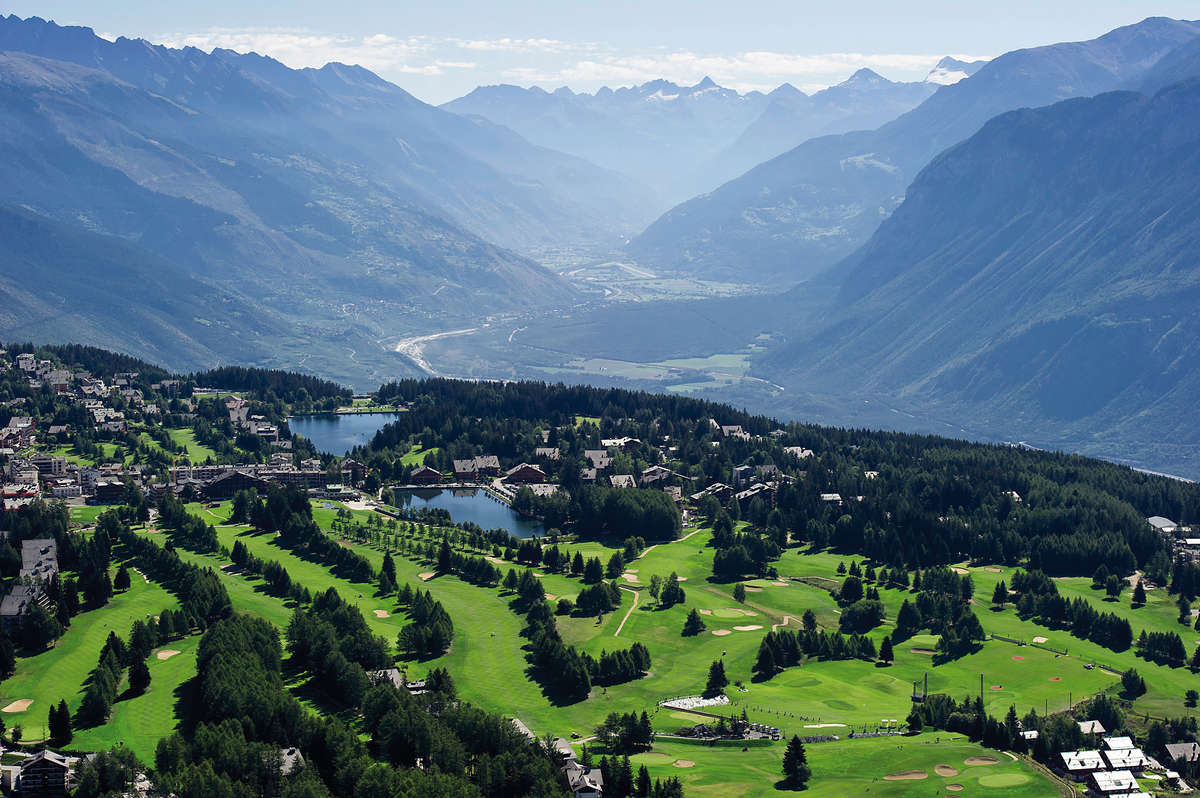 Campo de Golf Crans Sur Sierre, Suiza