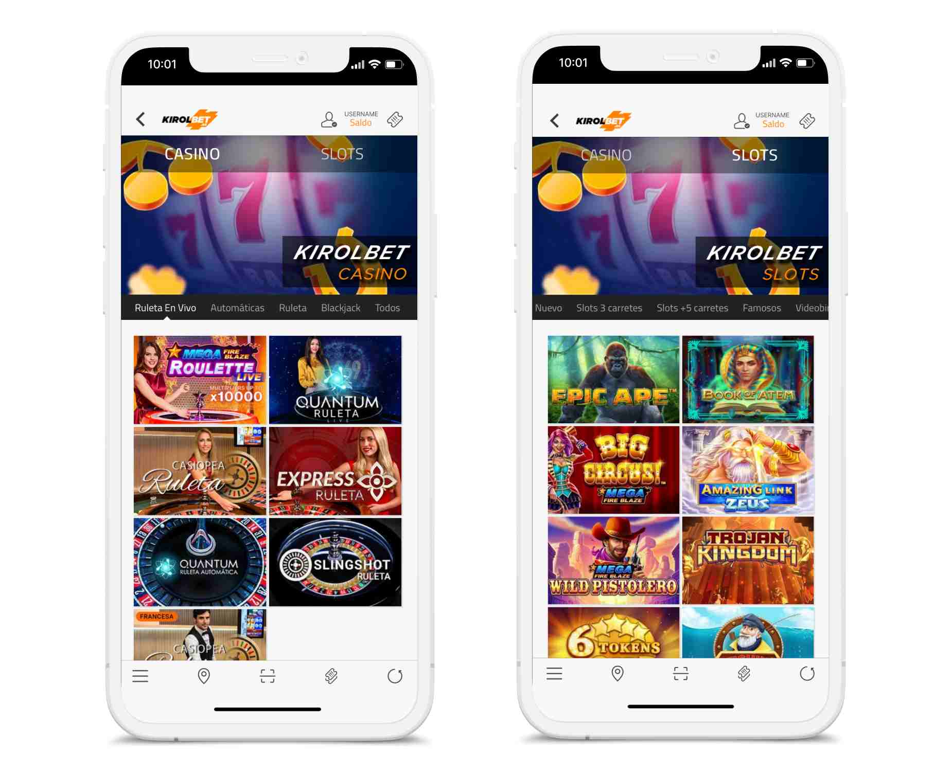 Kirolbet Casino App Móvil