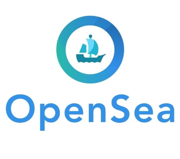 Logo de OpenSea, mercado de compraventa de NFT