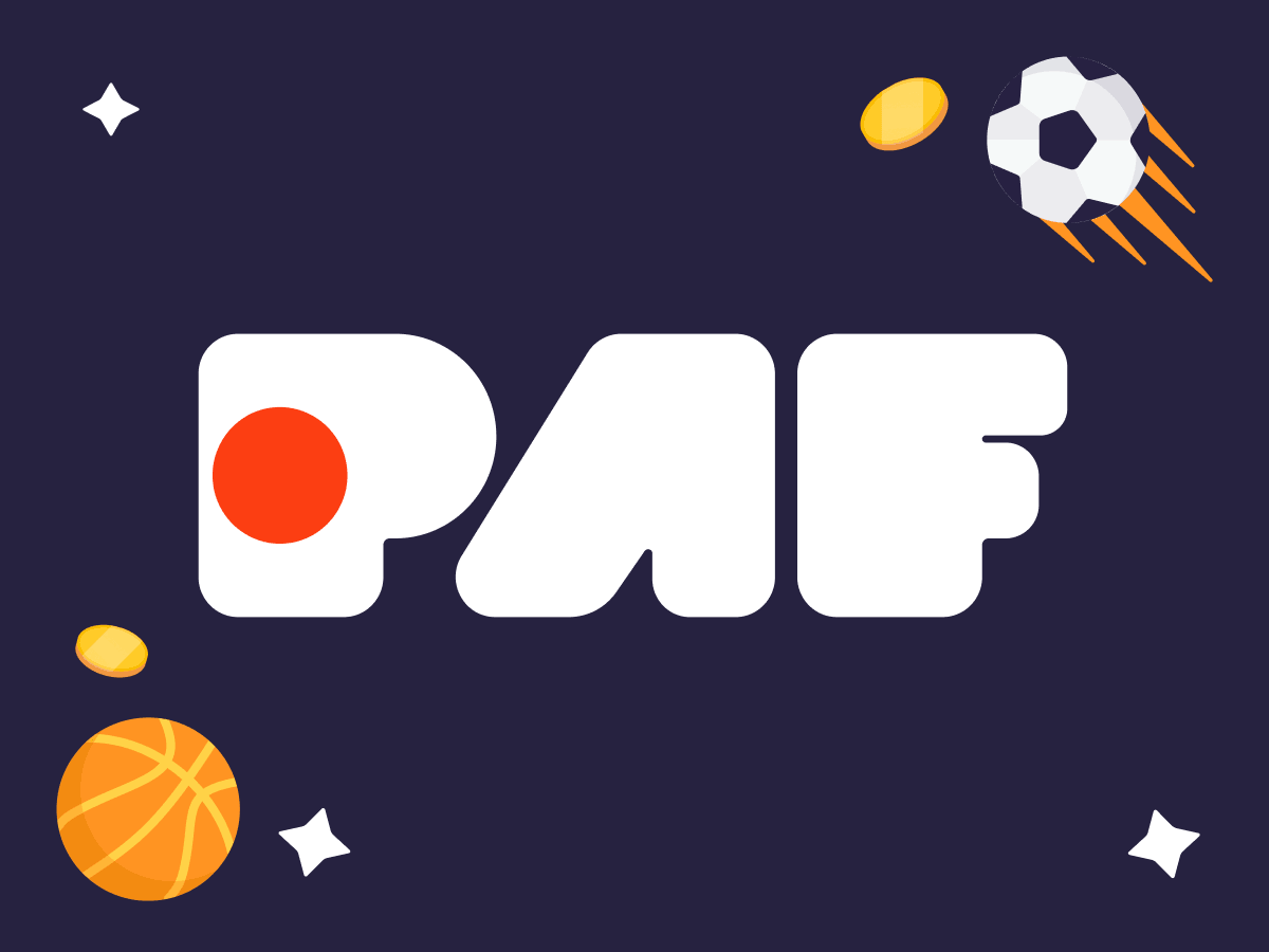 Interfaz de PAF apuestas deportivas mostrando mercados en vivo