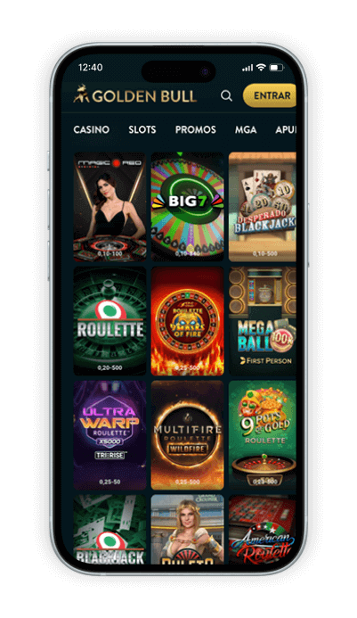 Golden Bull casino móvil