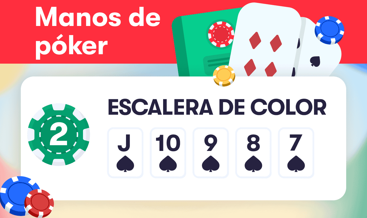 Escala de color - póker