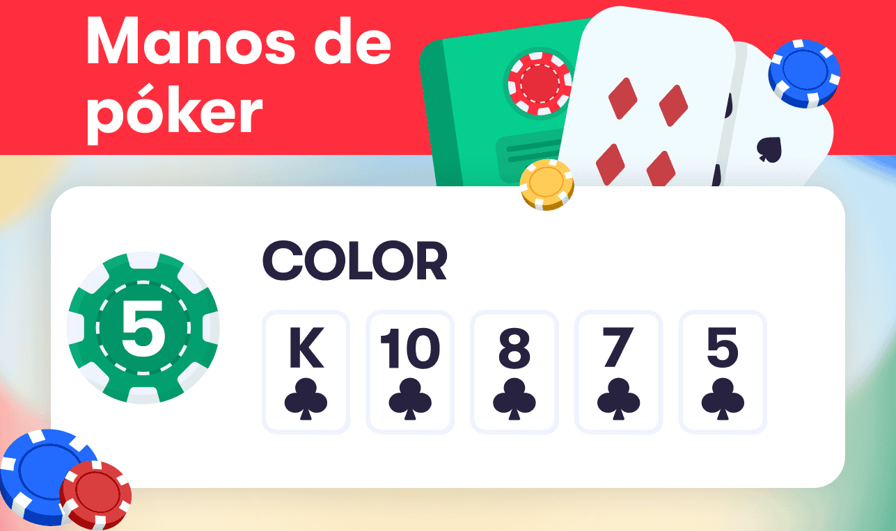 Escalera de color - póker