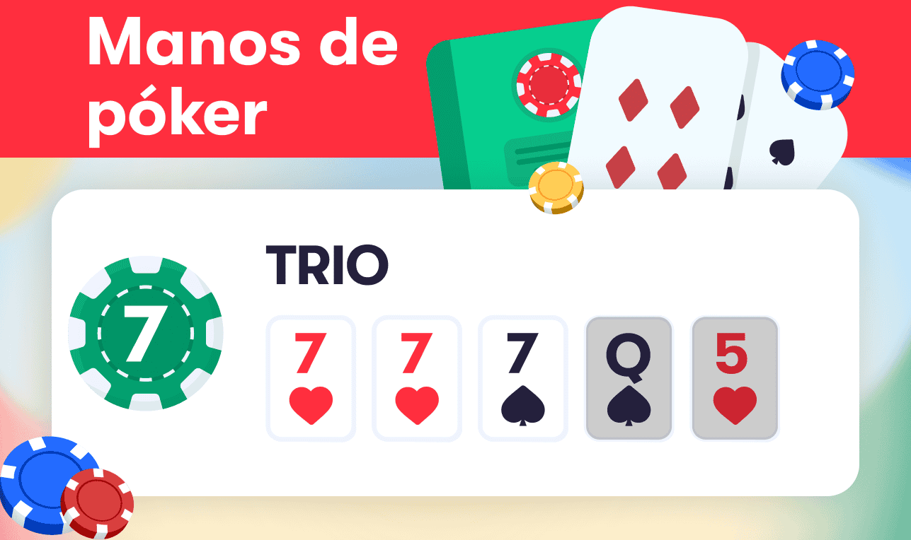 Manos de póker - Trio