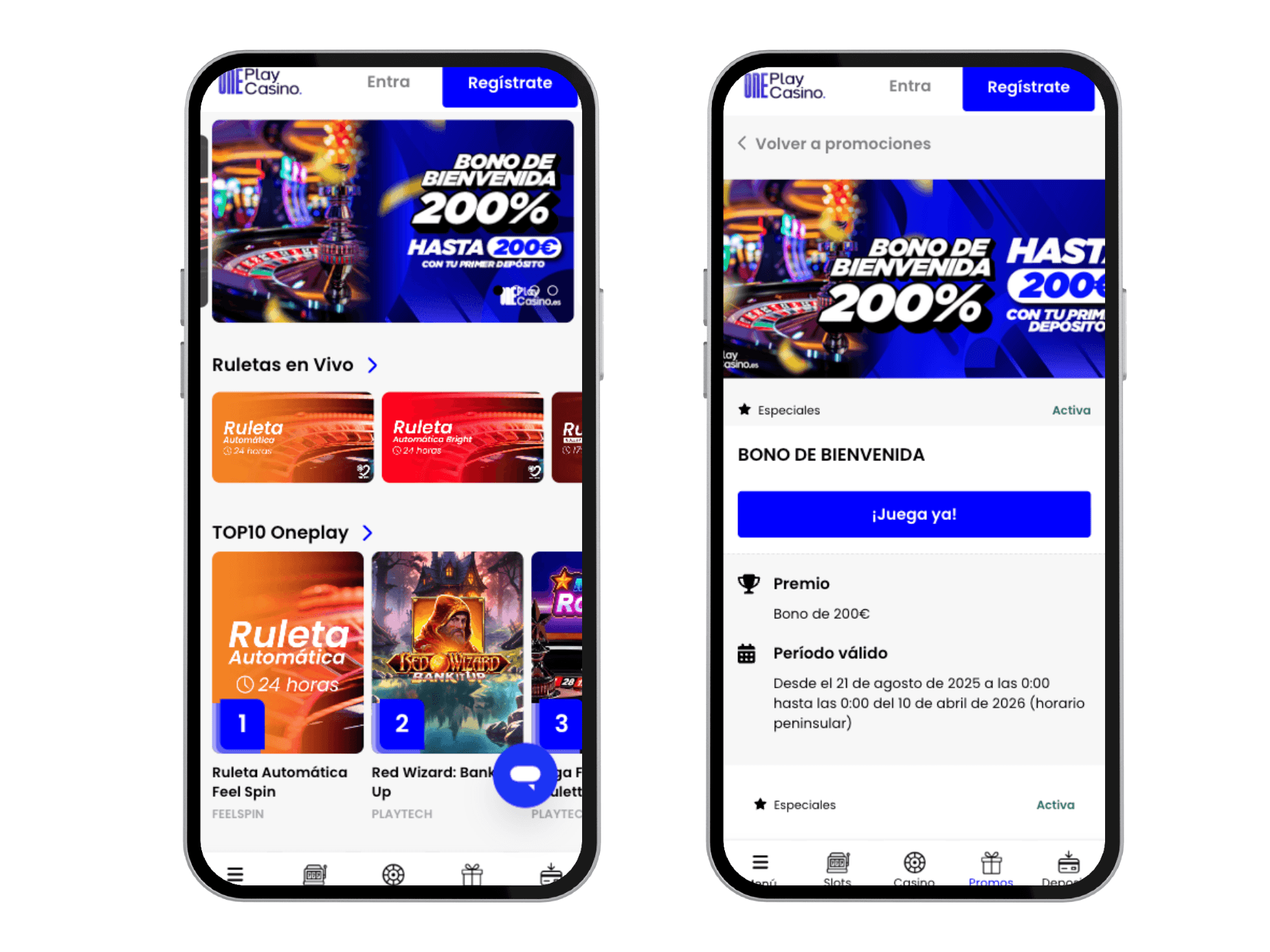Plataforma de OnePlay Casino